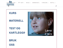 Tablet Screenshot of pedverket.no